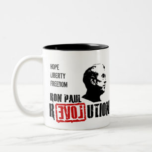 Revolução de Ron Paul - esperança para a caneca de