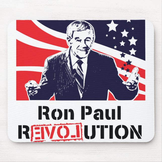 Revolução Mousepad de Ron Paul (Frente)