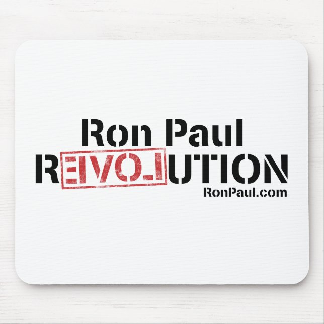 Revolução Mousepad de Ron Paul (Frente)