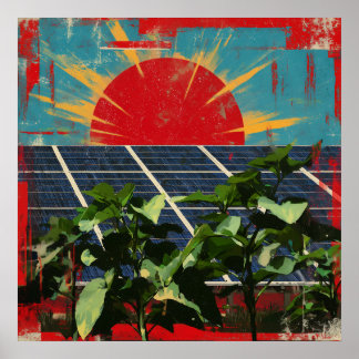 Revolução Sunshine - Poster Solarpunk