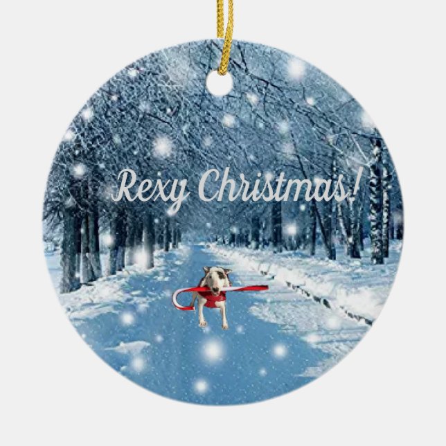 Rex O Enfeites de natal Terrier Da TV (Frente)