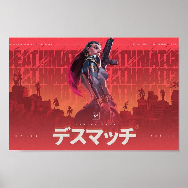 Reyna valorant poster (Frente)