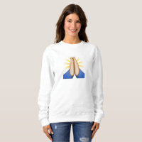 rezando a camiseta das mulheres emoji