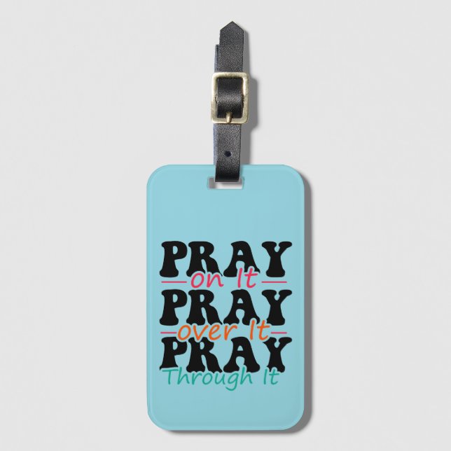 Rezar com a etiqueta de bagagem (Frente Vertical)