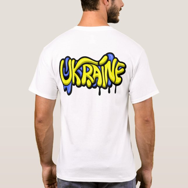 Reze pela Ucrânia T-Shirt (Verso)