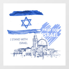 Rezo por Israel Eu apoio Israel. Paz Mundial