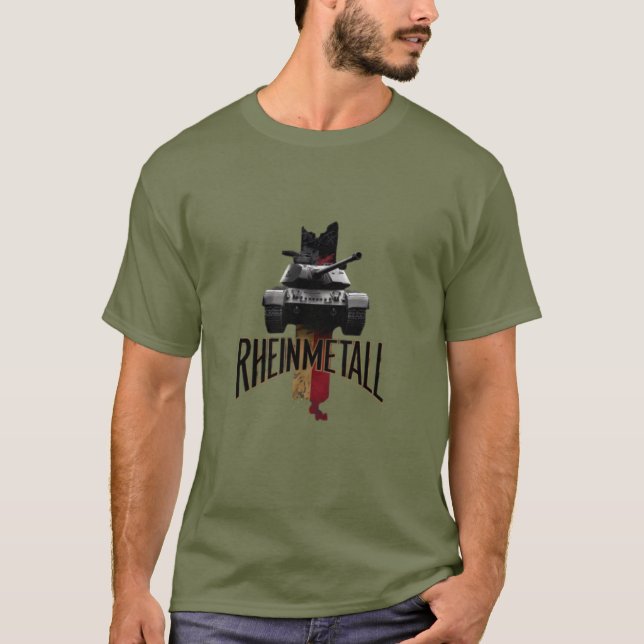 Rheinmetall Leopard 2 Panzer T-Shirt  (Frente)
