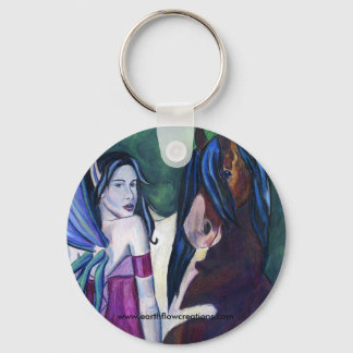 Rhiannon e sua Chaveiro de Fae Horse