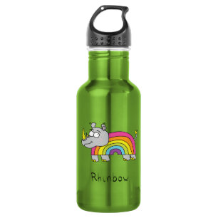 Rhinbow Rhino Rainbow Garrafa Água Verde