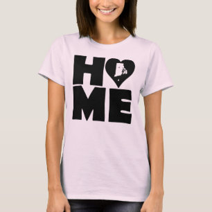 Rhode Island Home Heart State Camisetas T-Shirt