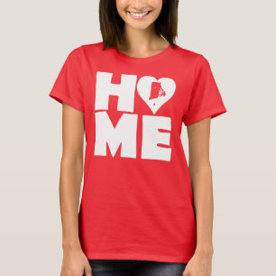 Rhode Island Home Heart State Camisetas T-Shirt