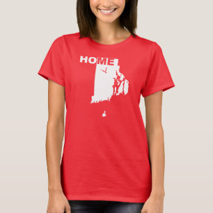 Rhode Island Home Longe Das Camisetas De Camisas E