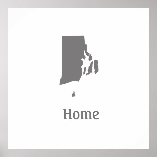 Rhode Island Home Poster (Frente)