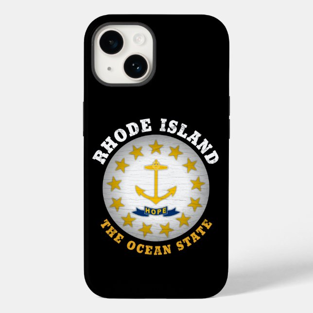 RHODE ISLAND OCEAN STATE FLAG (Verso)