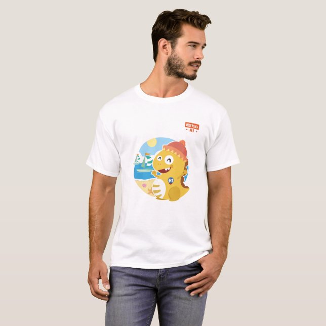 Rhode - t-shirt da ilha VIPKID (Frente Completa)