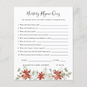 Rhyme Quiz Jogo Chá de fraldas