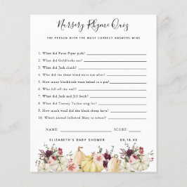 Rhyme Quiz | Jogo Chá de fraldas