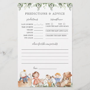 Rhymes Chás de fraldas Predições e conselhos