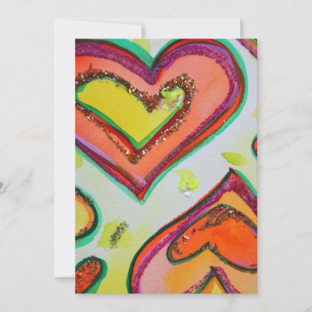 Ria de Dois Corações Convites Personalizados ou Co (Frente)