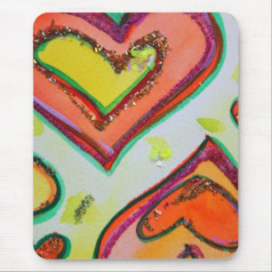 Ria Hearts Mousepad