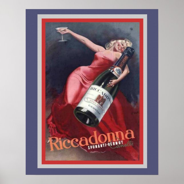 Riccadonna Vintage Poster 16 x 20 (Frente)