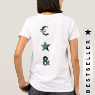 RICH Back Impressão T-Shirt Trend Abstrato Black G