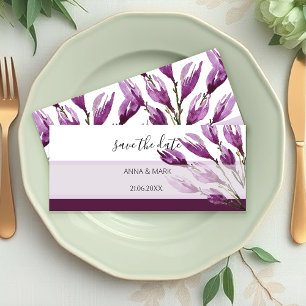 Rich Magnolia Pastel Purple Violet Pintura Mão