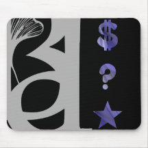 RICH Mousepad Tendência Abstrata Lavanda Violeta