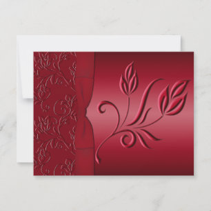 Rich Red Wedding RSVP