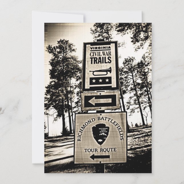 Richmond Battlefields: Caminho da Guerra Civil do  (Frente)