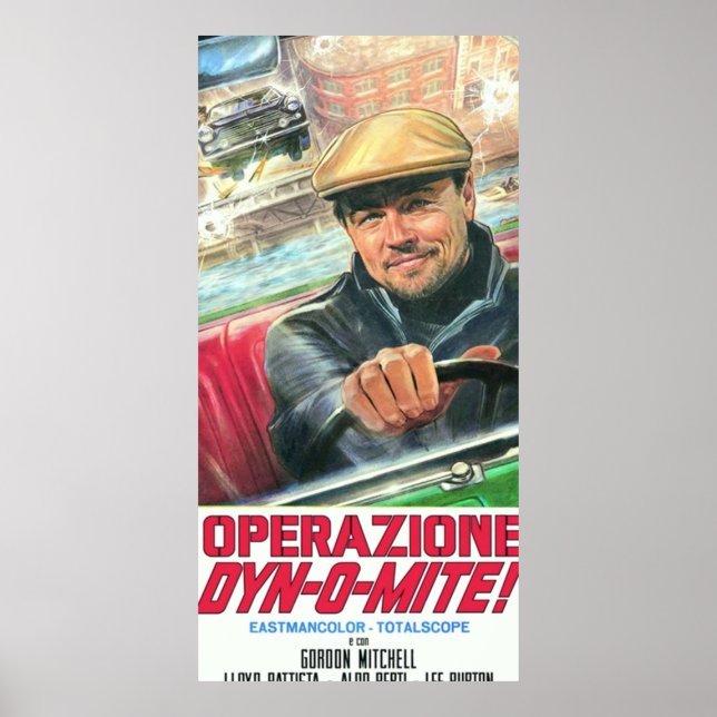 Rick Dalton Operazione DynOMite poster (Frente)