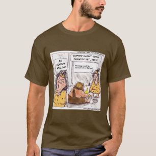 Rick London Café Pré-Histórico Camiseta Divertida 