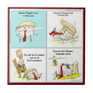 Rick Londres "Trumpty Dumpty" Azulejo cerâmico eng