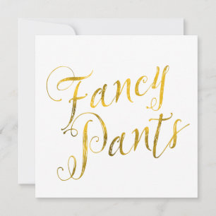 Rico de Calças de  Faux Gold Foil Sparkle Design