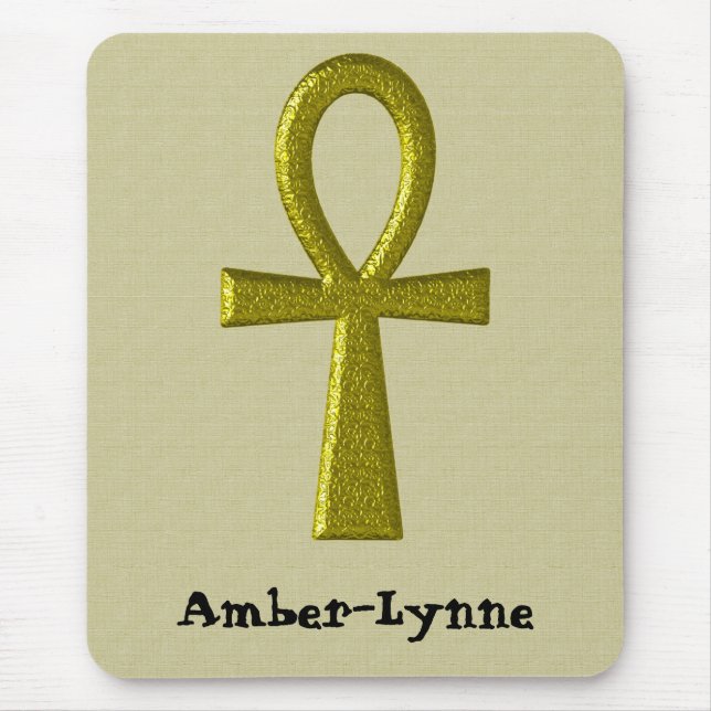 Rico Dourado Ankh Mousepad (Frente)