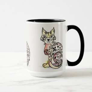 Rico Felino design numa caneca