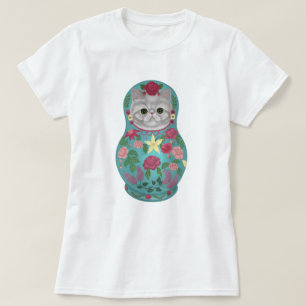 Rico Floral Meowtreshka T-Shirt