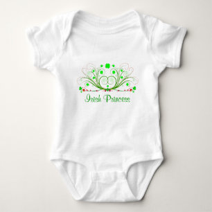 Rico irlandês Shamrocks Criança T-shirt
