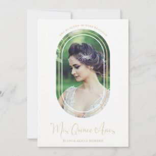 Rico Minimalista Oval, Foto Espanhola Quinceañera