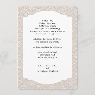 Rico Roda Segunda Vedação Casamento Convites de Ca