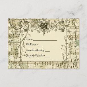 Rico Vintage Music rsvp com envelopes