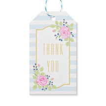 Ricos Blueberry Obrigado Etiquetas de presentes