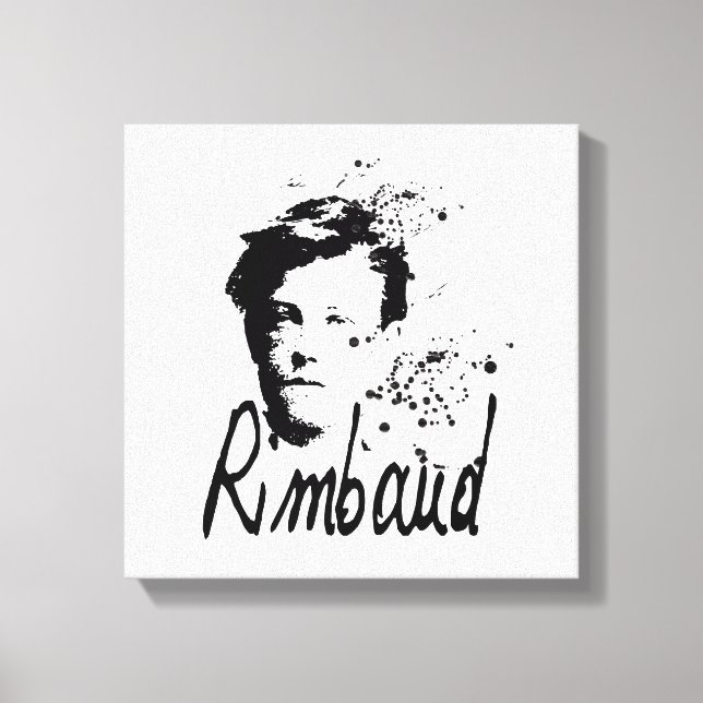 RIMBAUD - Canvas de arte gráfica (Frente)