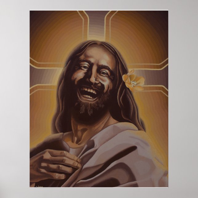 Rindo de Jesus poster (Frente)