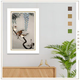 Ring Sparrows, Ohara Koson (1877-1945) - Poster