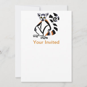 Ring-tailed LEMUR - convite