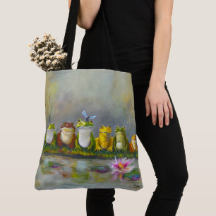 Rio Coaxo - Bolsa Tote Pintada