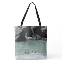 Rio Colorado Granite Cliff Verde Pale Tote Bag