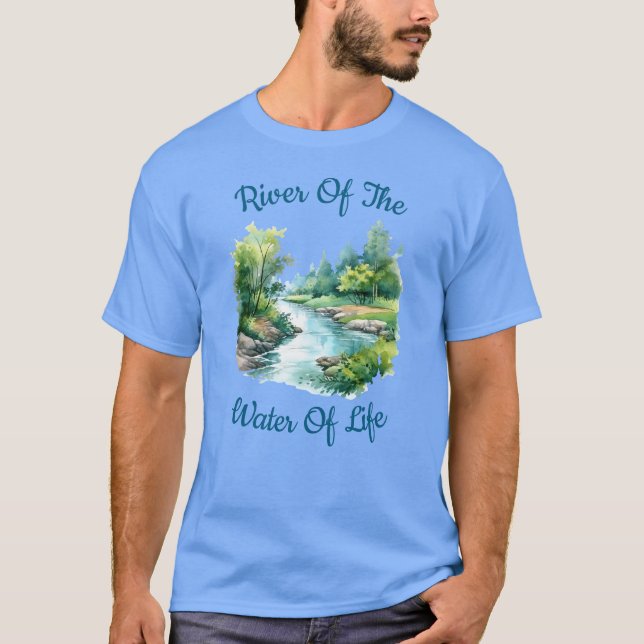 Rio Da Água Do T-Shirt (Frente)