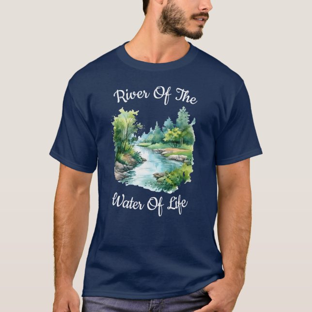 Rio Da Água Do T-Shirt (Frente)